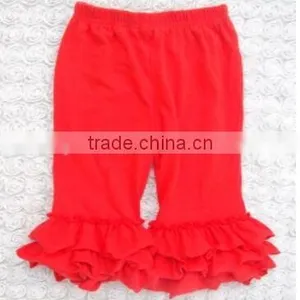 China Product and Low Price Wholesale Best Selling Boutique Cotton Ruffle Pants for Baby Kids for Spring and Autumn Wearing thumbnail-3