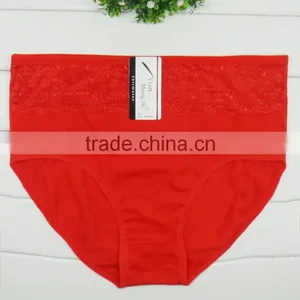 Hot Selling High Waist Comfortable Cotton Woman Wearing Sexy Panties Wasit Sexy Lace Panties thumbnail-3