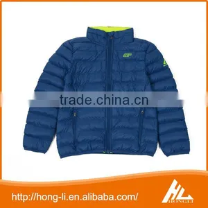OEM Winter High Quality Custom Logo Zipper Long Sleeve Down Jacket Padded thumbnail-3