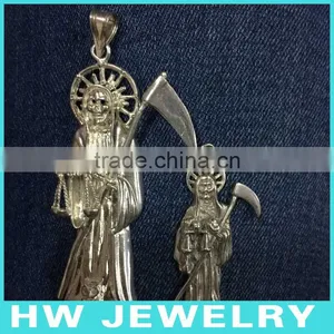 Final Destination, Death Pendant. Sterling Silver Jewelr Pendant. thumbnail-1