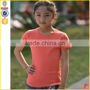 Wholesale Oem Service Girls Blank T-shirt Bulk thumbnail-1