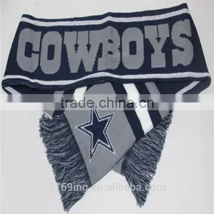 Football Culb Knitting Scarf Sports Fans Knitted Scarf Winter Knitted Scarf thumbnail-1
