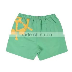 Microfiber Brushed Polyester Fabric Blank Board Shorts Wholesale Plastisol Print thumbnail-2