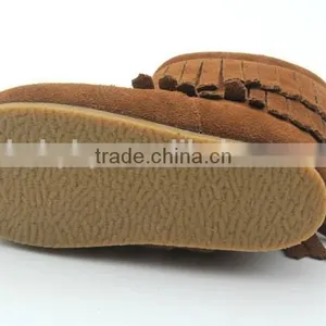 Factory Baby Leather Shoes Baby Winter Boots Moccasin Boots thumbnail-3