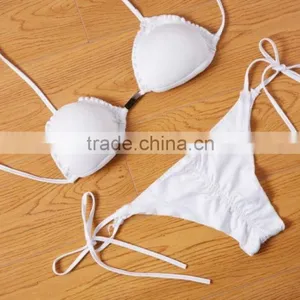 Wholesale Red Scalloped Sexy Bikini thumbnail-2