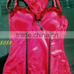 2015 Sexy Babydoll Lingerie Camisole Set thumbnail-1