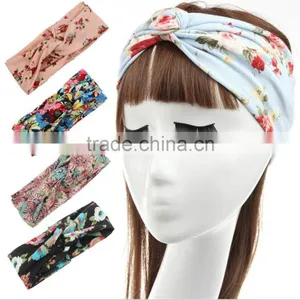 Fashion Women's Printed Headbands,Cotton Headbands thumbnail-1