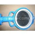 High Performance DIN 2501 PN6 / PN10 / PN16 Flange Wafer Butterfly Valve Disc Coated PTFE thumbnail-1