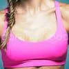 Custom Rose Womens Yoga Wear Bra Tops Antibacterial Moisture Wicking Gym Wear thumbnail-1