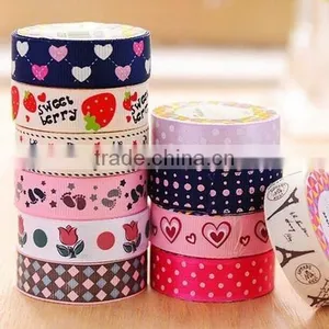 Decorative Double or Single Face Satin Ribbon With Printing thumbnail-1