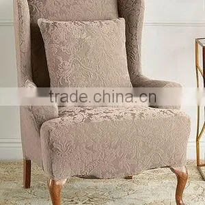 Stretch Reclining Wing Chair Covers thumbnail-1