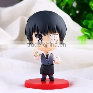 Anime Cartoon Toy Tokyo Ghouls Action Figure Sets of 4pcs Pvc Dolls Q Version Tokyo Ghoul Figure thumbnail-3