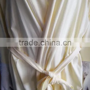 Wholesale High Quality Modal Yellow Lace Bride Robe Arm Sleeve Lace thumbnail-5