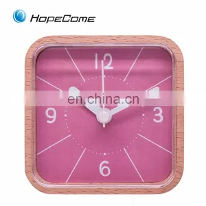Custom Design Wooden Table Clock With High Quality thumbnail-3