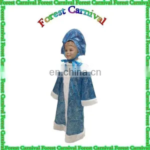 87068 Sexy Snowman Costume With Crown For Kids thumbnail-1