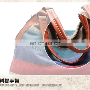 JL Bag17029 2017 Woman Bag Canvas Leisure Rainbow Bag Modern Lady Bag thumbnail-6