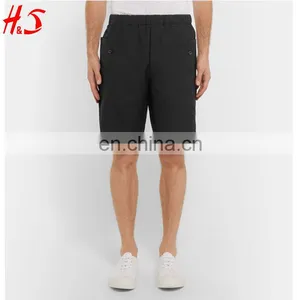 Newest Fashion Design Classic Style Danes Black Virgin Cotton Drawstring Shorts thumbnail-1