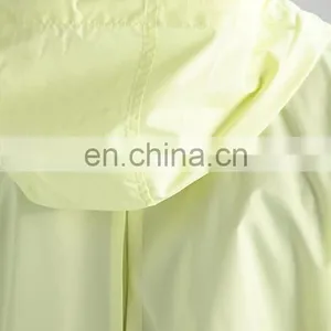 Blank Custom Made Women Cheap Windbreaker Jacket thumbnail-5