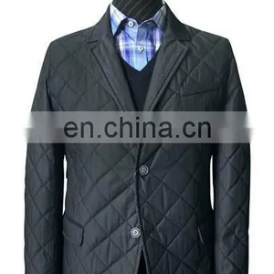 Check Padded Coat With Blazer Style thumbnail-1