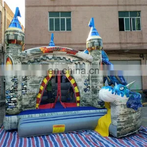Fancy Giant Used Inflatable Bouncer Castle High Quality Kids Jumping Bouncer Cartoon Bouncer Slide for Commercial for Sale thumbnail-1