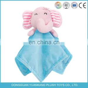 YK ICTI Audit Factory 35cm Plush Animal Soft Cube Blankie for Baby thumbnail-1