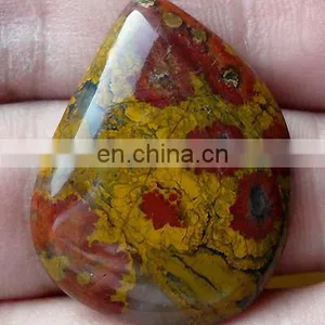 POPPY JASPER CABOCHON/WHOLESALE JASPER SUPPLIER/NATURAL GEMSTONE/JASPER STONE/BEAUTIFUL JASPER/ALL TYPE JASPER GEMSTONE thumbnail-1