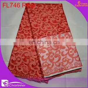 Free Shipping African Lace Fabric Tulle Lace Bridal Lace Fabric Wholesale thumbnail-4
