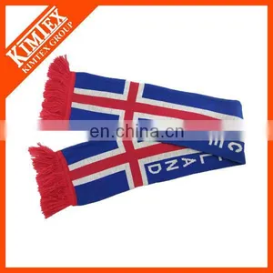Promotional Winter Acrylic Knitted Soccer Scarf thumbnail-1