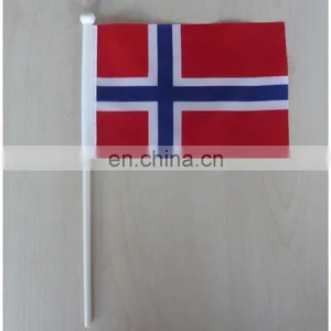 Promotional Custom Hand Flags With Pole thumbnail-1