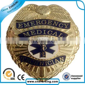 Cheap Clip Safety Emblem Military Pin Metal Badge With Custom Design thumbnail-1