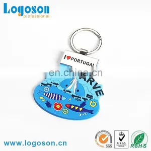 2017 New Souvenir PVC Rubber Key Chain thumbnail-3