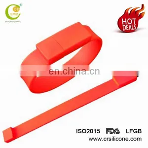 Factory High Quality Silicone Wristband Usb Flash Drive 1gb 2gb 4gb 8gb 16gb 32gb thumbnail-5