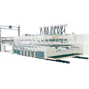 Lead Edge Feeding Flexo Printer Slotter Die Cutter With Stacker thumbnail-1