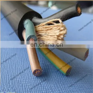 CE Certified VDE 3X1.5mm2 LSZH Halogen Free Rubber Flexible Cable H07RNF H07ZZF thumbnail-1