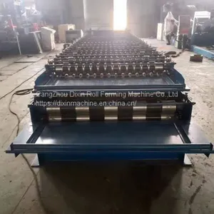 Argentina Corrugated Trapezoidal Two Profile Roof Tile Roll Forming Machine thumbnail-3