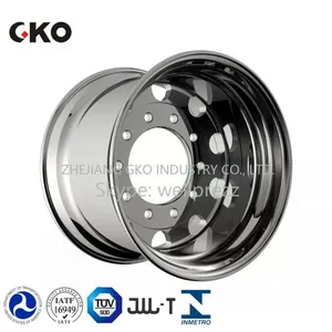 China Custom Best Price Aluminium New Design Alloy Wheels for Truck/truck/trailer thumbnail-2