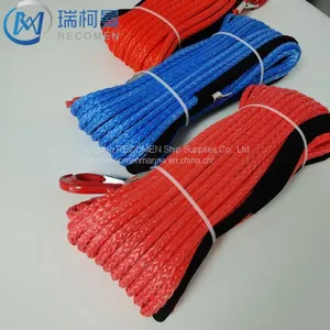 Recomen Electric Winch Uhmpe Cable Rope 12mm for Offroad Towing Heacy Duty thumbnail-2