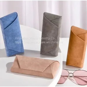 Simple, Vintage Portable Eyeglasses Case; Elegant Eyewear Case for Reading Glasses and Sunglasses thumbnail-4