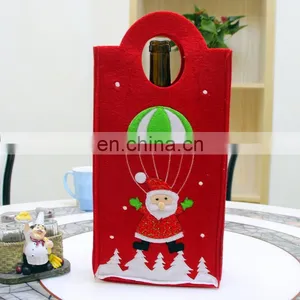 Factory Sales Non Woven Felt Christmas Wine Bag thumbnail-4