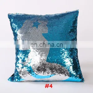 Magic Pillow Case Home Double Color Glitter Sequins Throw Pillow Case Bling Decor 6colors thumbnail-5