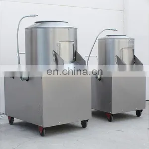YQ-450 Factory Price Automatic Electrical Upgrade Red Sand Washing Peeling and Cutting Potatoes Machine for Sale thumbnail-5