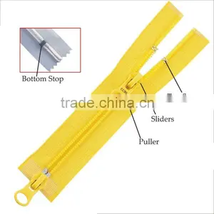High Quality No.5 Double Sliders Fashion Nylon Zipper thumbnail-1