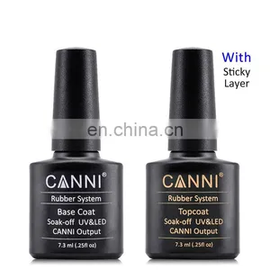 CANNI 7.3ml Full Series Nail Art Gel Polish Acrylic Primer Soak off Rubber Base Foundation No Sticky Layer Non-cleansing Topcoat thumbnail-3