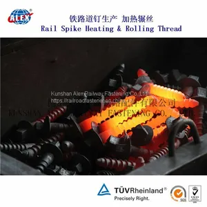 3V Sleeper Screw Spike According to NF F500-06 for Rail Fastening thumbnail-4