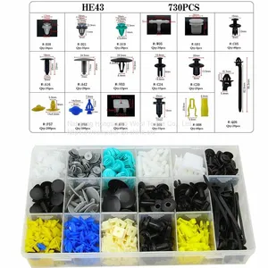He43 700Pcs Bumper Fender Expansion Screw Clip Plastic Rivet Nylon Fastener thumbnail-1