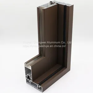 China Factory Aluminum Frame Double Glass Windows Thermal Break Aluminum Windows thumbnail-2