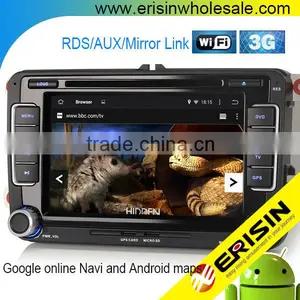 Erisin ES2698V 7 Inch 2 Din Android 4.4.4 Auto Radio Car DVD for Jetta thumbnail-1