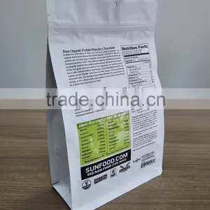 Square Bottom Spot Matte Finishing Food Bag With Zipper thumbnail-2