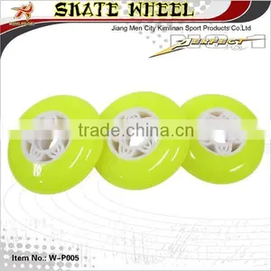 Plastic Core Roller pu Wheel, Inline Roller Skate pu Wheel in Size 72/76mm thumbnail-3