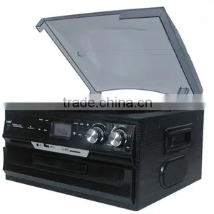 TR-17CD:Turntables With Vinyl Records Player Usb Record CD AM FM Radio Cassette thumbnail-6